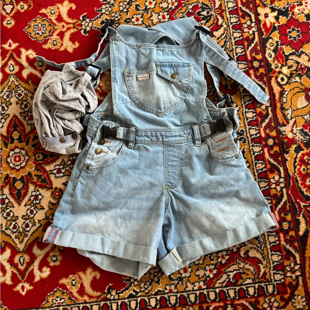 The Mumsie Denim Overalls Eco Classic Shortie Size XS Excellent condition
